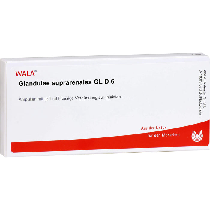 Glandulae suprarenales Gl D6 Wala Ampullen, 10X1 ml AMP