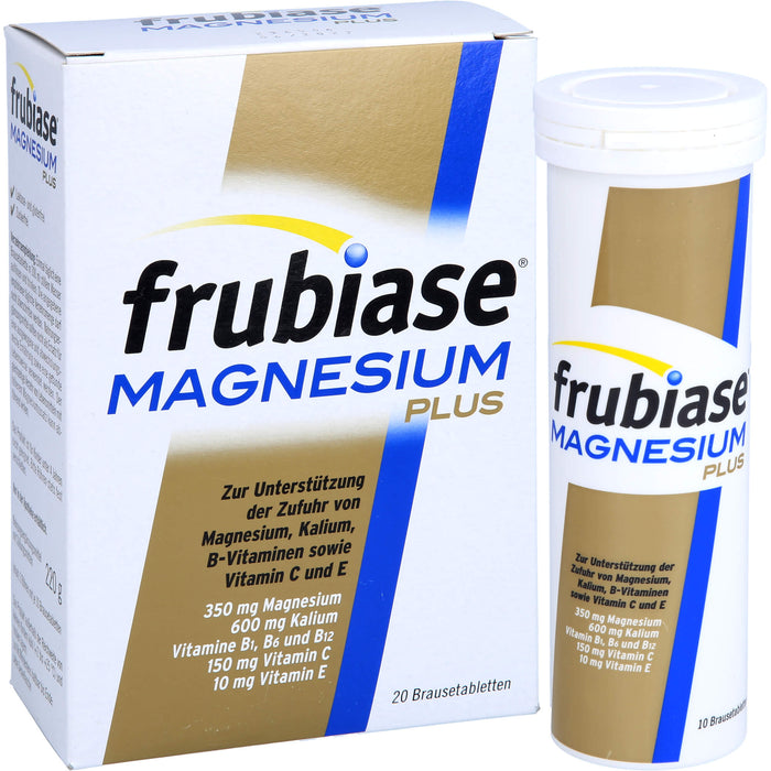 frubiase Magnesium plus Brausetabletten, 20 St. Tabletten