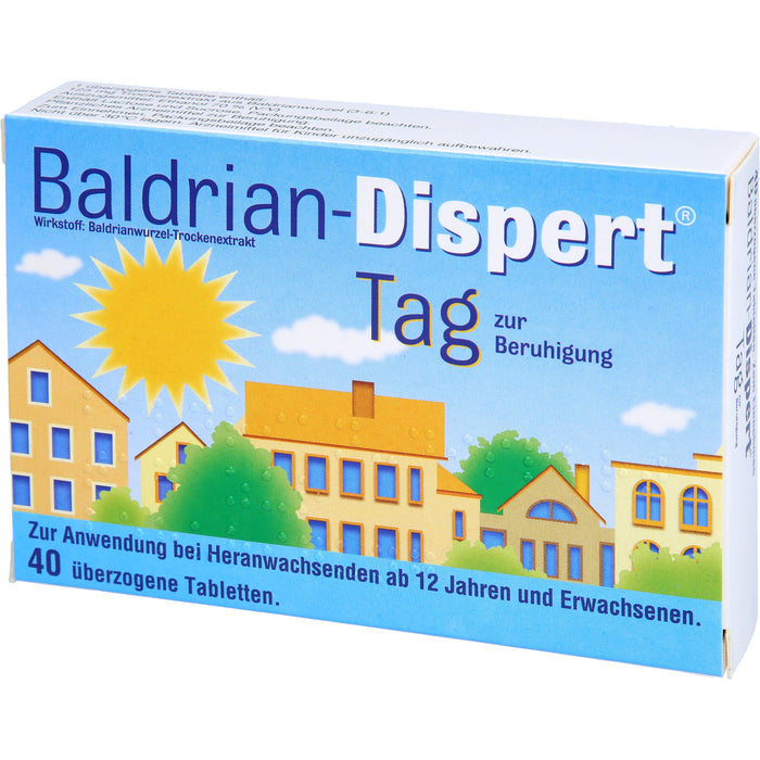 Baldrian-Dispert Tag überzogene Tabletten, 40 St UTA