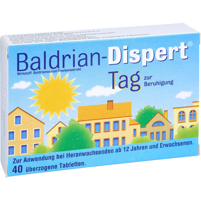 Baldrian-Dispert Tag überzogene Tabletten, 40 St UTA