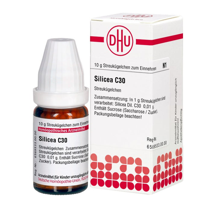 DHU Silicea C30 Streukügelchen, 10 g Globuli