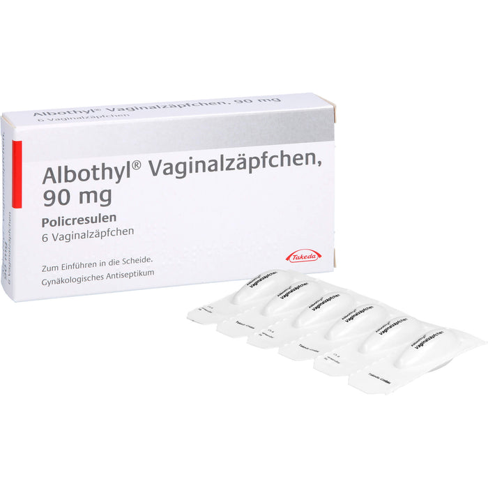 Albothyl Vaginalzäpfchen, 90 mg, 5 St. Zäpfchen