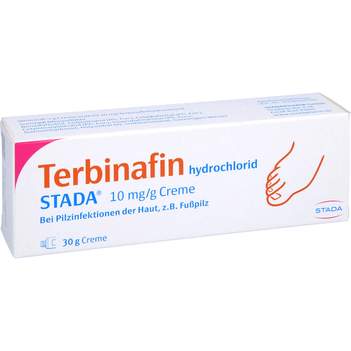 Terbinafinhydrochlorid STADA 10 mg / g Creme bei Pilzerkrankungen, 30 g Creme