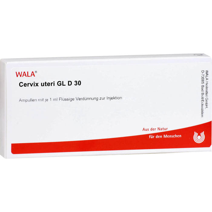 Cervix Uteri Gl D30 Wala Ampullen, 10X1 ml AMP