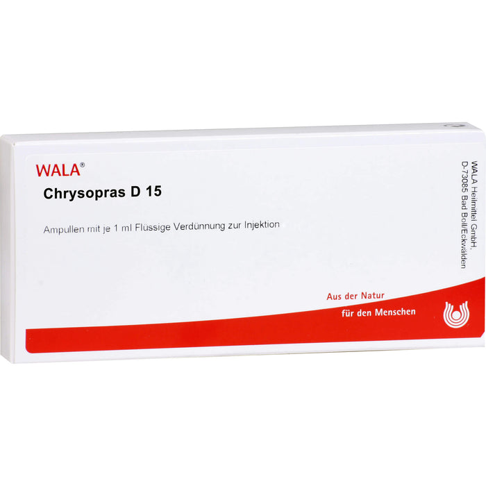 Chrysopras D15 Wala Ampullen, 10X1 ml AMP