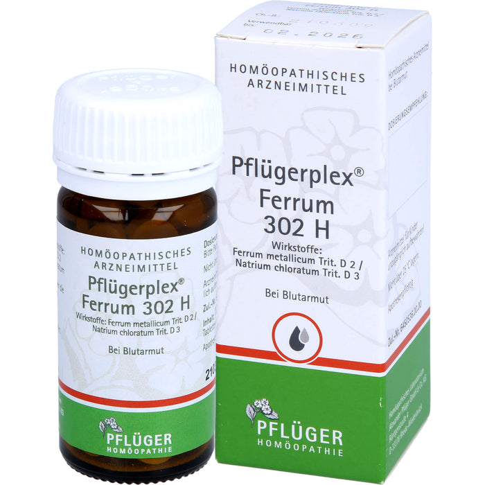 Pflügerplex Ferrum 302 H Tabletten bei Blutarmut, 100 St. Tabletten
