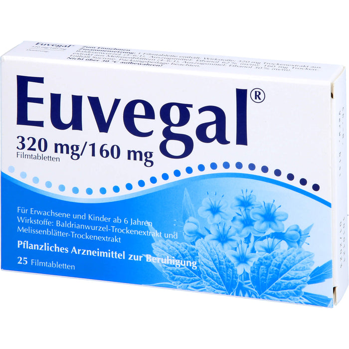 Euvegal 320 mg / 160 mg, Filmtabletten, 25 St FTA