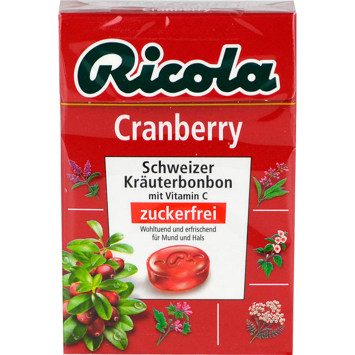 Ricola Oz Box Cranberry, 50 g BON