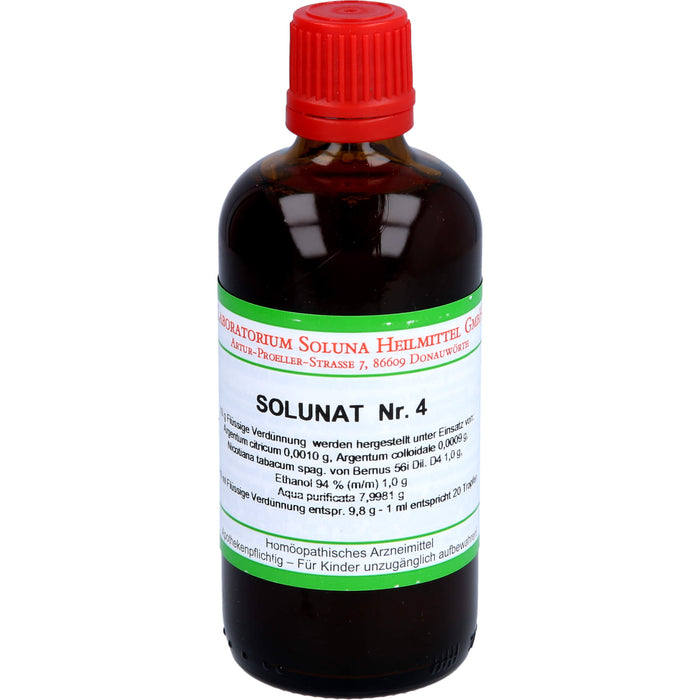 Laboratorium Soluna Solunat Nr. 4 Mischung, 100 ml Lösung