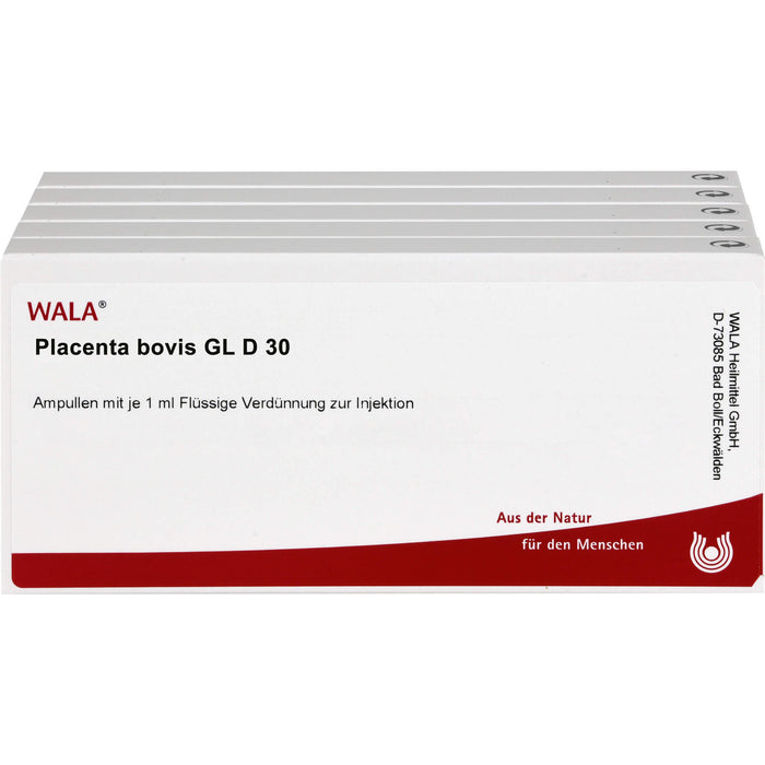 Placenta Bovis Gl D30 Wala Amp., 50X1 ml AMP