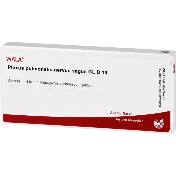 Plexus pulmon. nervus vagus Gl D10 Wala Ampullen, 10X1 ml AMP