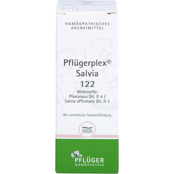 Pflügerplex Salvia 122 bei vermehrter Schweißbildung, 50 ml Lösung