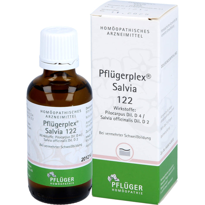 Pflügerplex Salvia 122 bei vermehrter Schweißbildung, 50 ml Lösung