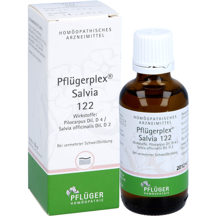 Pflügerplex Salvia 122 bei vermehrter Schweißbildung, 50 ml Lösung