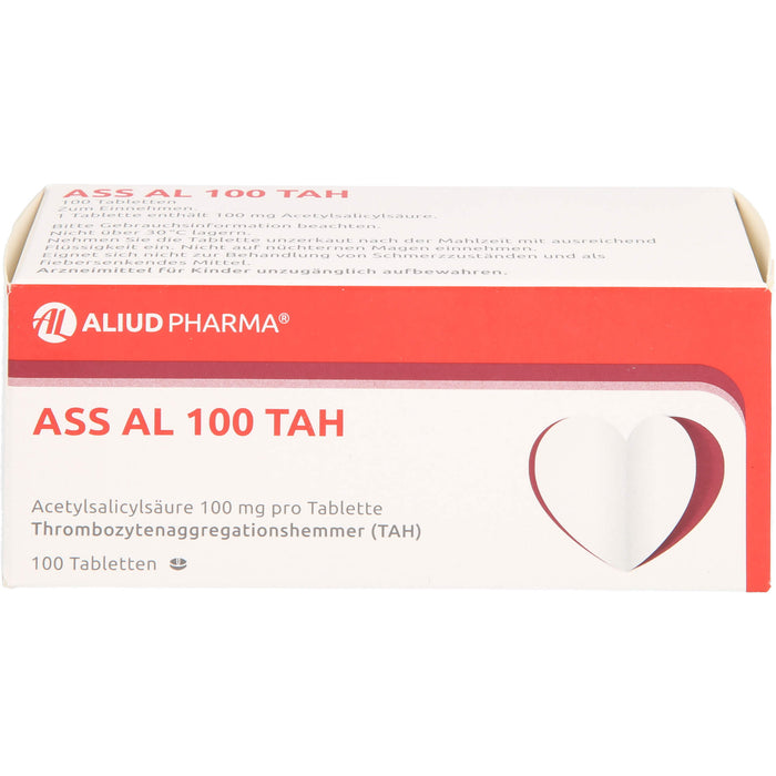 ASS AL 100 TAH Tabletten, 100 St. Tabletten