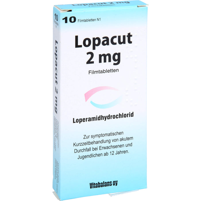 Lopacut 2 mg Filmtabletten, 10 St. Tabletten