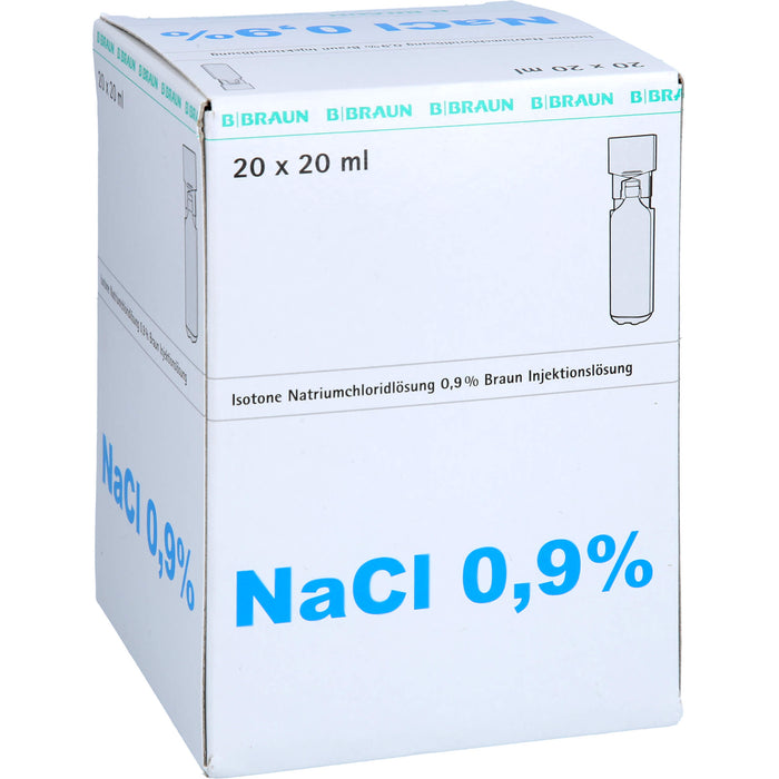 Isotone Kochsalzlösung NaCl 0,9% Braun Mini-Plasco connect, 400 ml Lösung