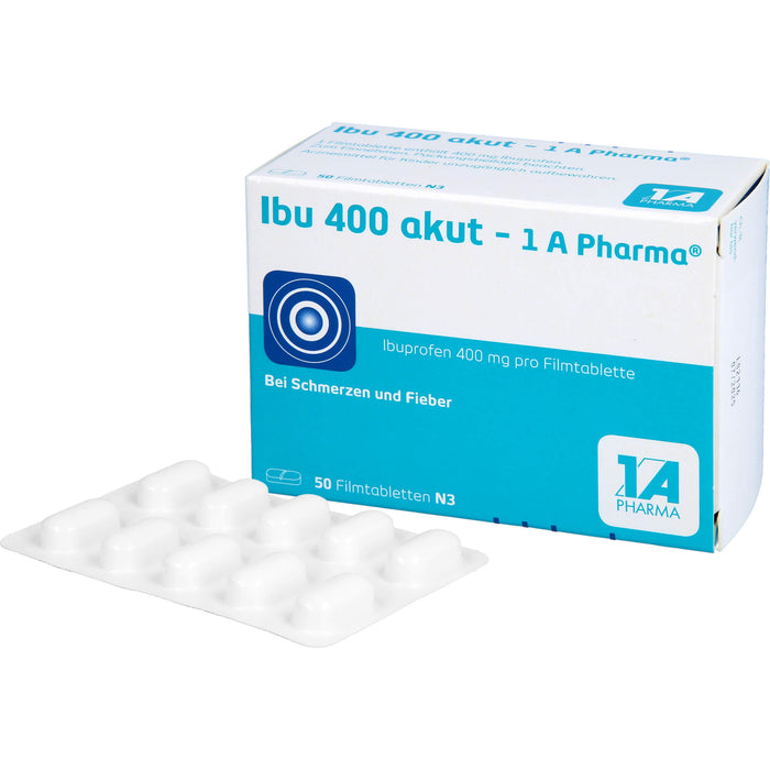 Ibu 400 akut - 1 A Pharma Filmtabletten, 50 St. Tabletten