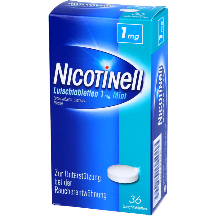 Nicotinell Mint Lutschtabletten zur Raucherentwöhnung, 36 St. Tabletten
