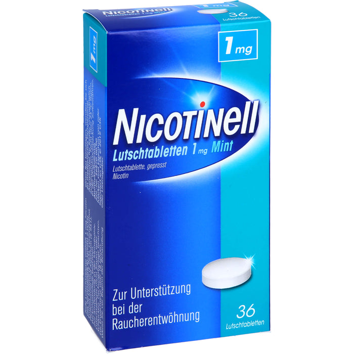 Nicotinell Mint Lutschtabletten zur Raucherentwöhnung, 36 St. Tabletten