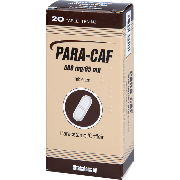 PARA-CAF 500 mg/65 mg, 20 St. Tabletten