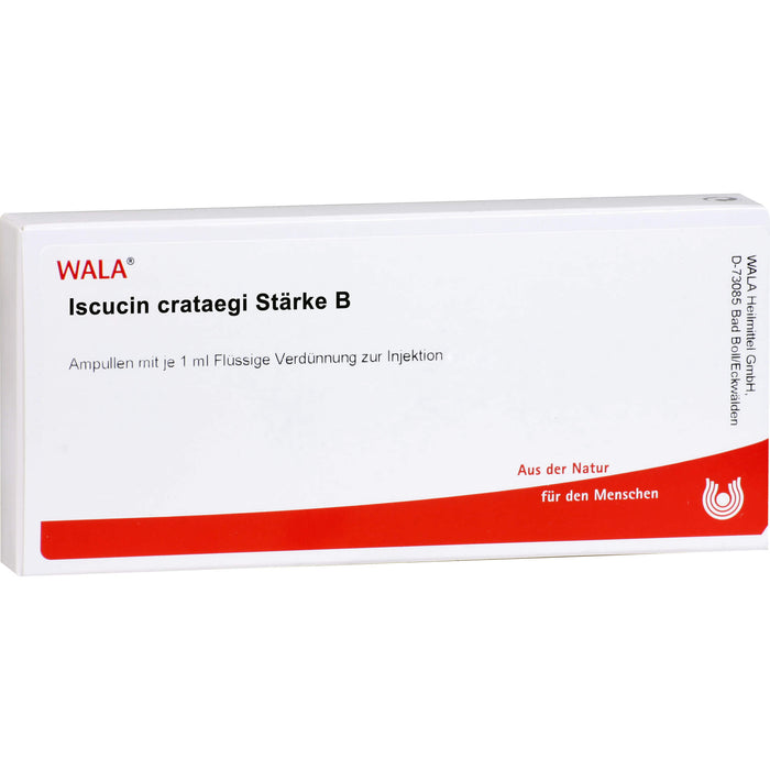 Iscucin Crataegi Stärke B, 10X1 ml AMP