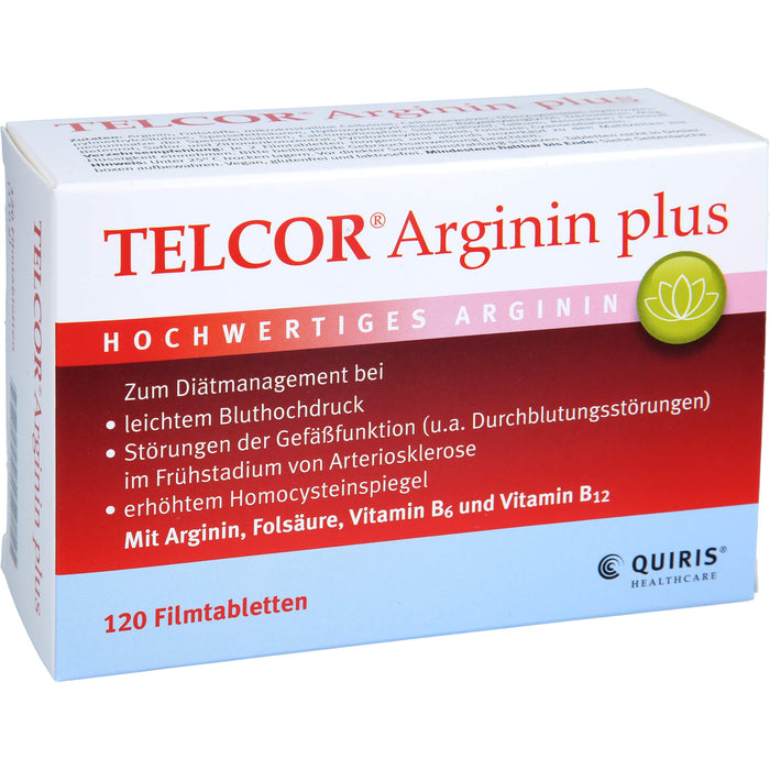 Telcor Arginin plus Filmtabletten, 120 St. Tabletten