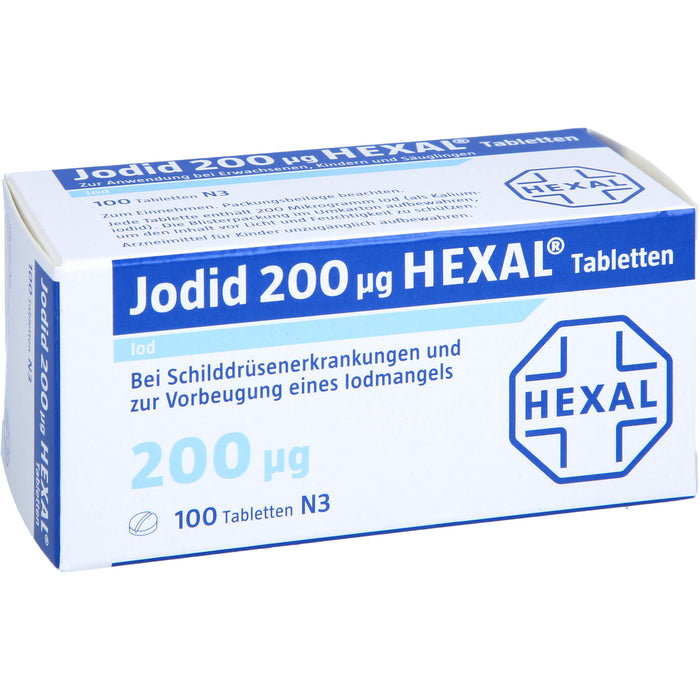 Jodid 200 µg HEXAL Tabletten, 100 St. Tabletten