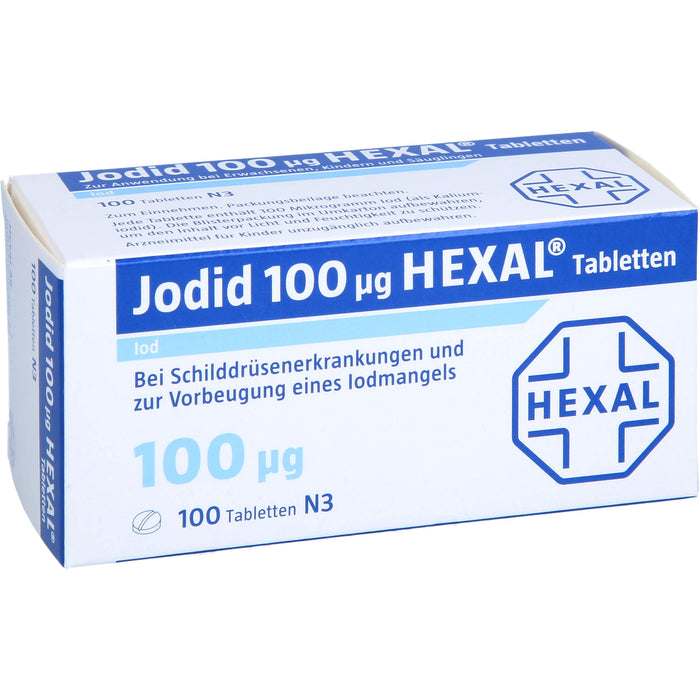 Jodid 100 µg HEXAL Tabletten, 100 St. Tabletten