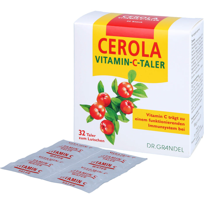 Dr. Grandel Cerola Vitamin-C-Taler zum Lutschen, 32 St. Tabletten