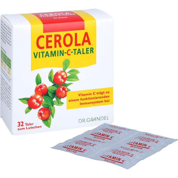 Dr. Grandel Cerola Vitamin-C-Taler zum Lutschen, 32 St. Tabletten