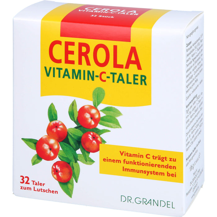 Dr. Grandel Cerola Vitamin-C-Taler zum Lutschen, 32 St. Tabletten