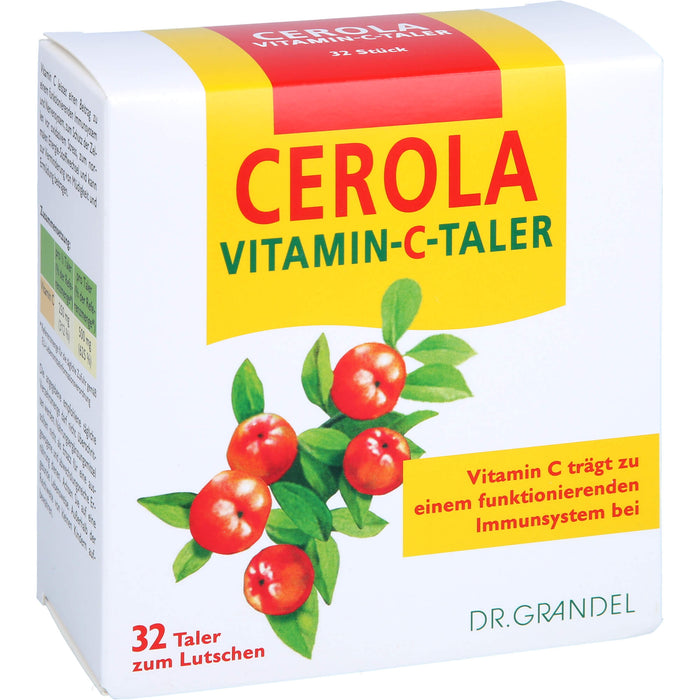 Dr. Grandel Cerola Vitamin-C-Taler zum Lutschen, 32 St. Tabletten