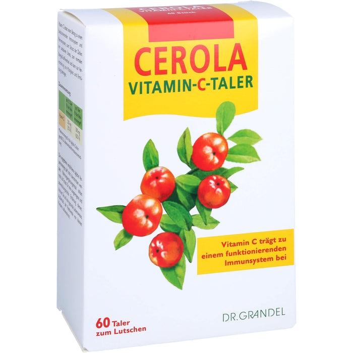 Dr. Grandel Cerola Vitamin-C-Taler zum Lutschen, 60 St. Tabletten