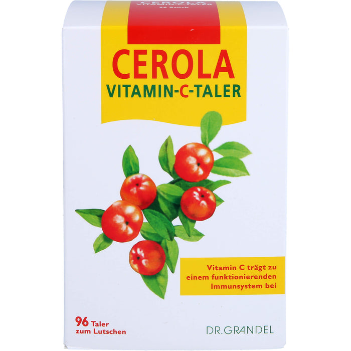 CEROLA Vitamin-C-Taler zum Lutschen, 96 St. Bonbons