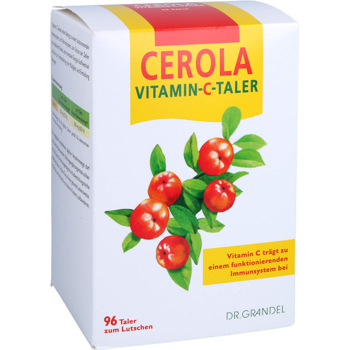 CEROLA Vitamin-C-Taler zum Lutschen, 96 St. Bonbons