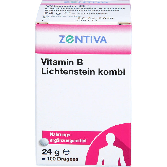 Vitamin B Lichtenstein kombi Dragees, 100 St. Tabletten