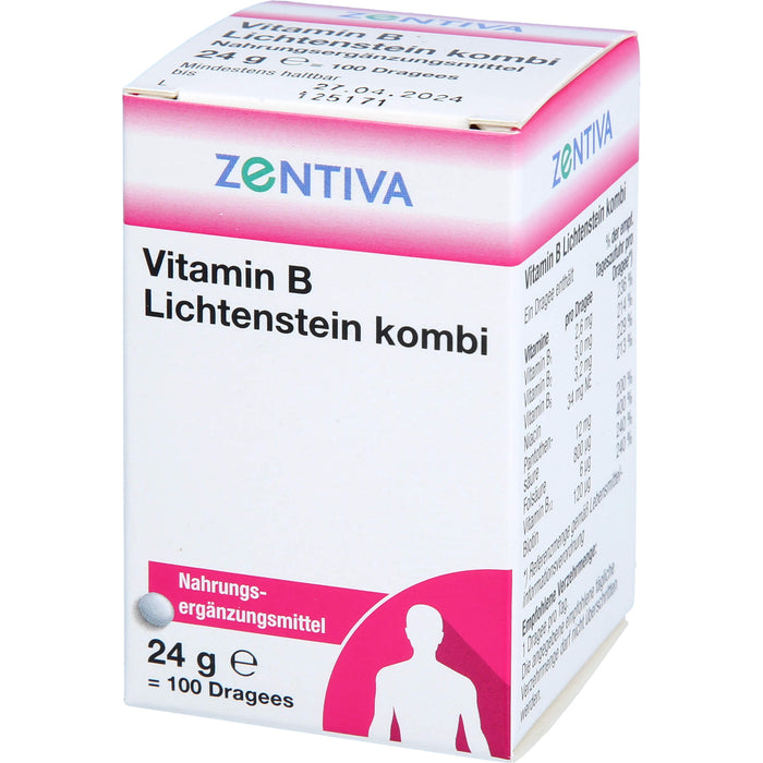 Vitamin B Lichtenstein kombi Dragees, 100 St. Tabletten