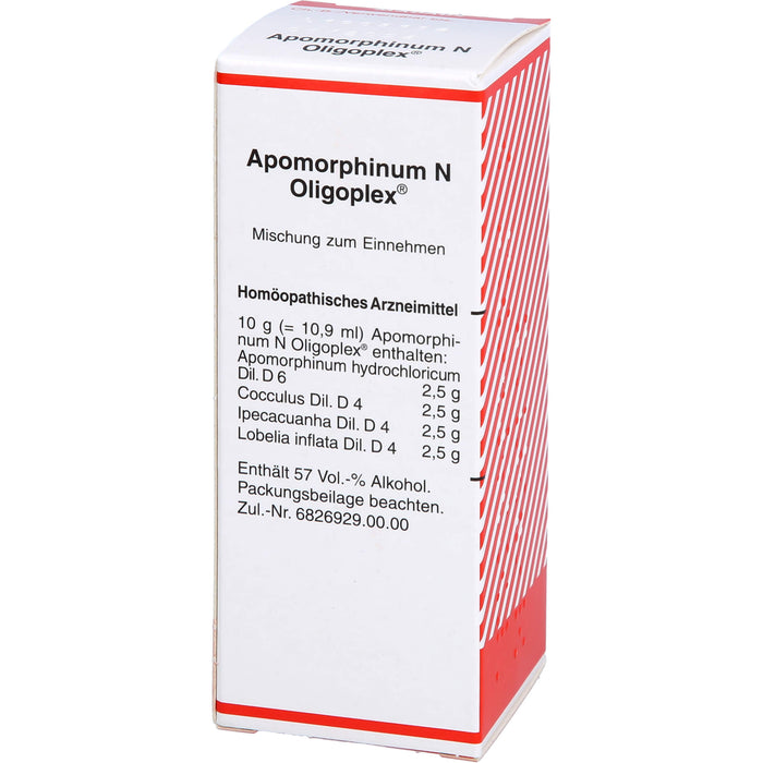 Apomorphinum N Oligoplex, Mischung, 50 ml TRO