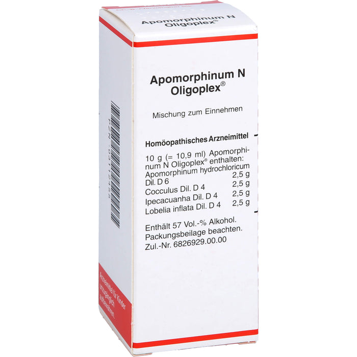 Apomorphinum N Oligoplex, Mischung, 50 ml TRO