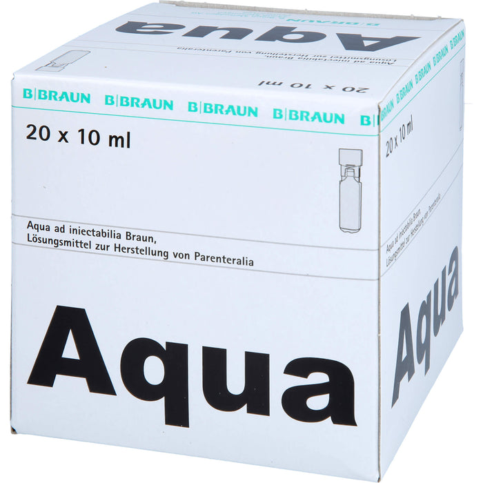 BRAUN Aqua ad iniectabilia Wasser für Injektionszwecke, 200 ml Lösung