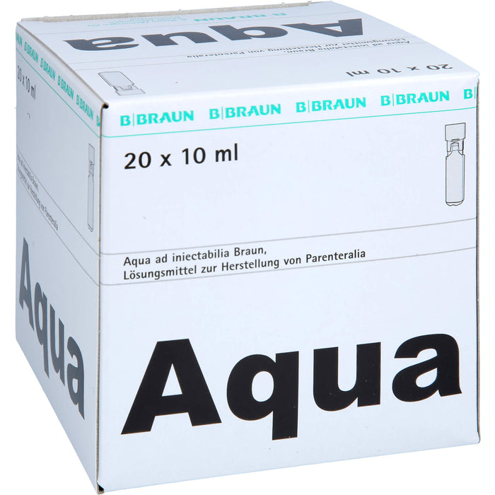 BRAUN Aqua ad iniectabilia Wasser für Injektionszwecke, 200 ml Lösung
