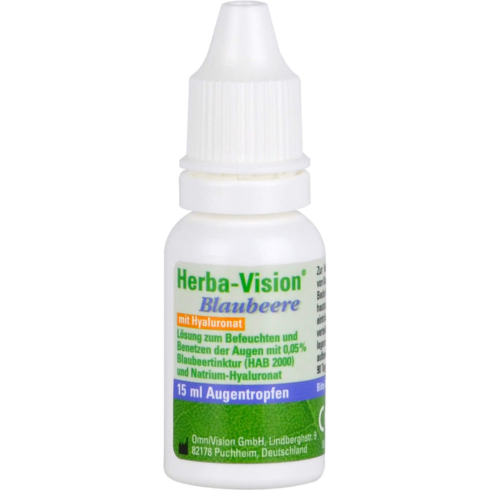 Herba-Vision Blaubeere Augentropfen, 15 ml Lösung