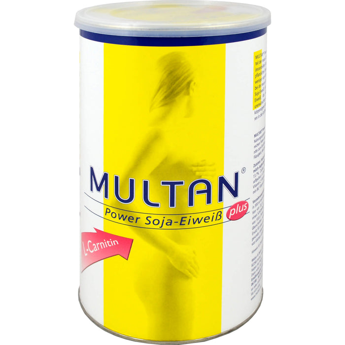 Multan Power Soja-Eiweiß plus L-Carnitin Pulver, 500 g Pulver