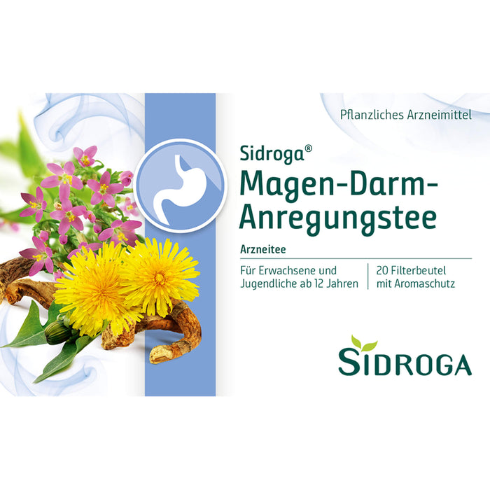 Sidroga Magen-Darm-Anregungstee Filterbeutel, 20 St. Filterbeutel