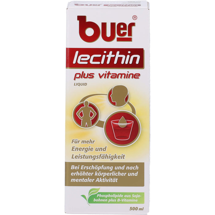buer Lecithin plus Vitamine Liquid, 500 ml Lösung