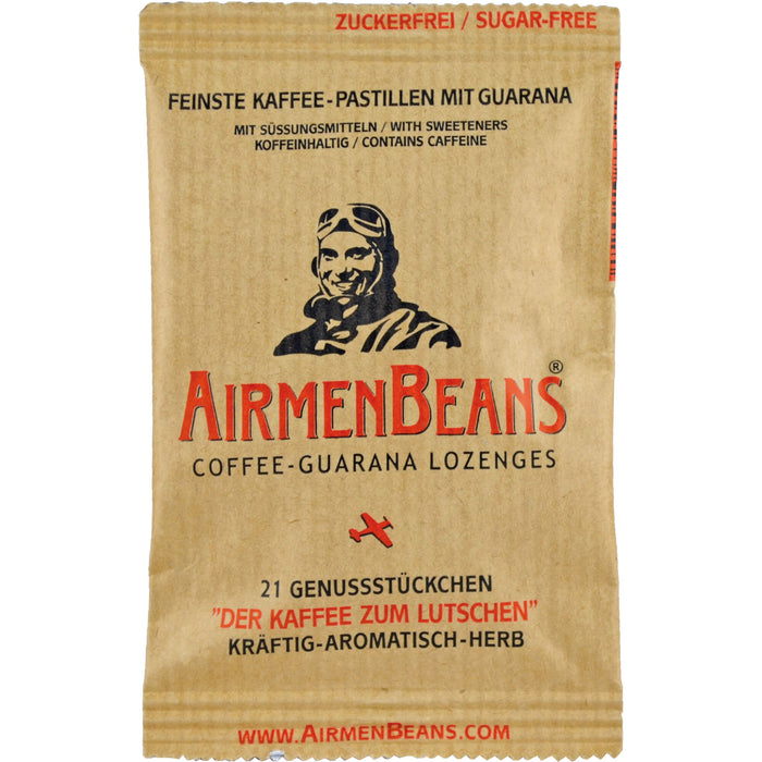 AirmenBeans feinste Kaffee Pastillen mit Guarana, 21 St. Pastillen