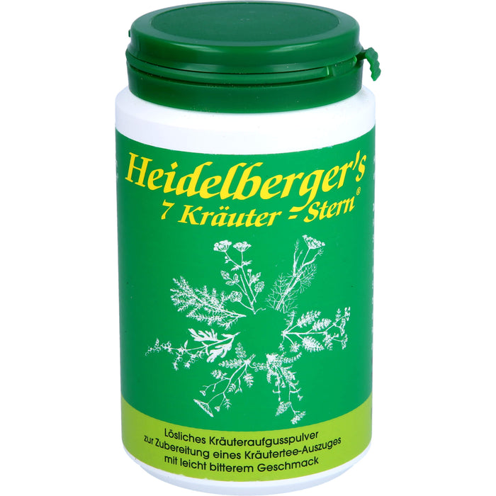 Heidelberger's 7 Kräuter-Stern lösliches Kräuteraufgusspulver, 100 g Tee