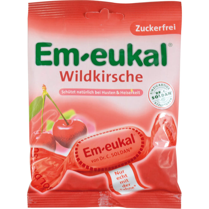 Em-eukal Wildkirsche Hustenbonbons zuckerfrei, 75 g Bonbons