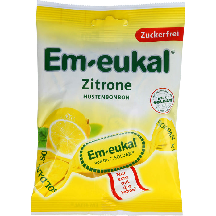 Em-eukal Zitrone Hustenbonbon zuckerfrei, 75 g Bonbons